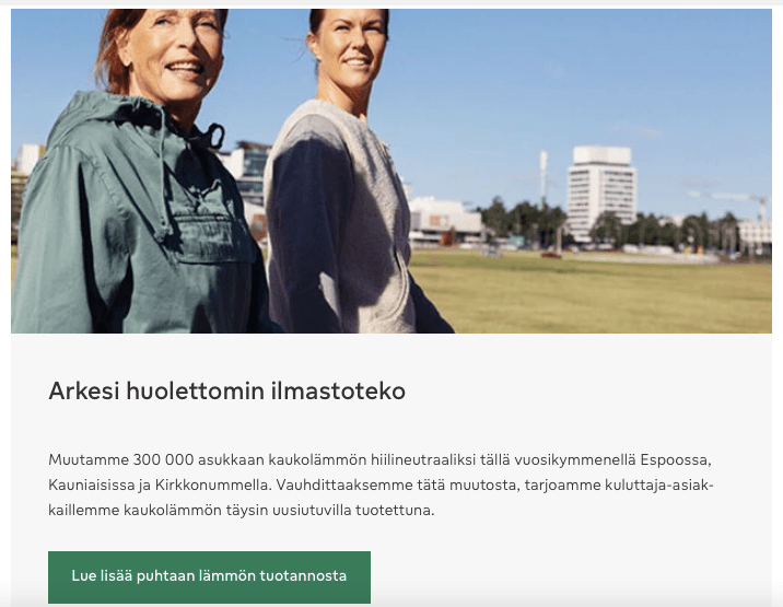 Fortumin huolettomin ilmastoteko