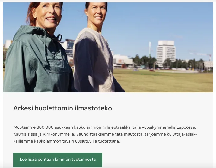 Fortumin huolettomin ilmastoteko