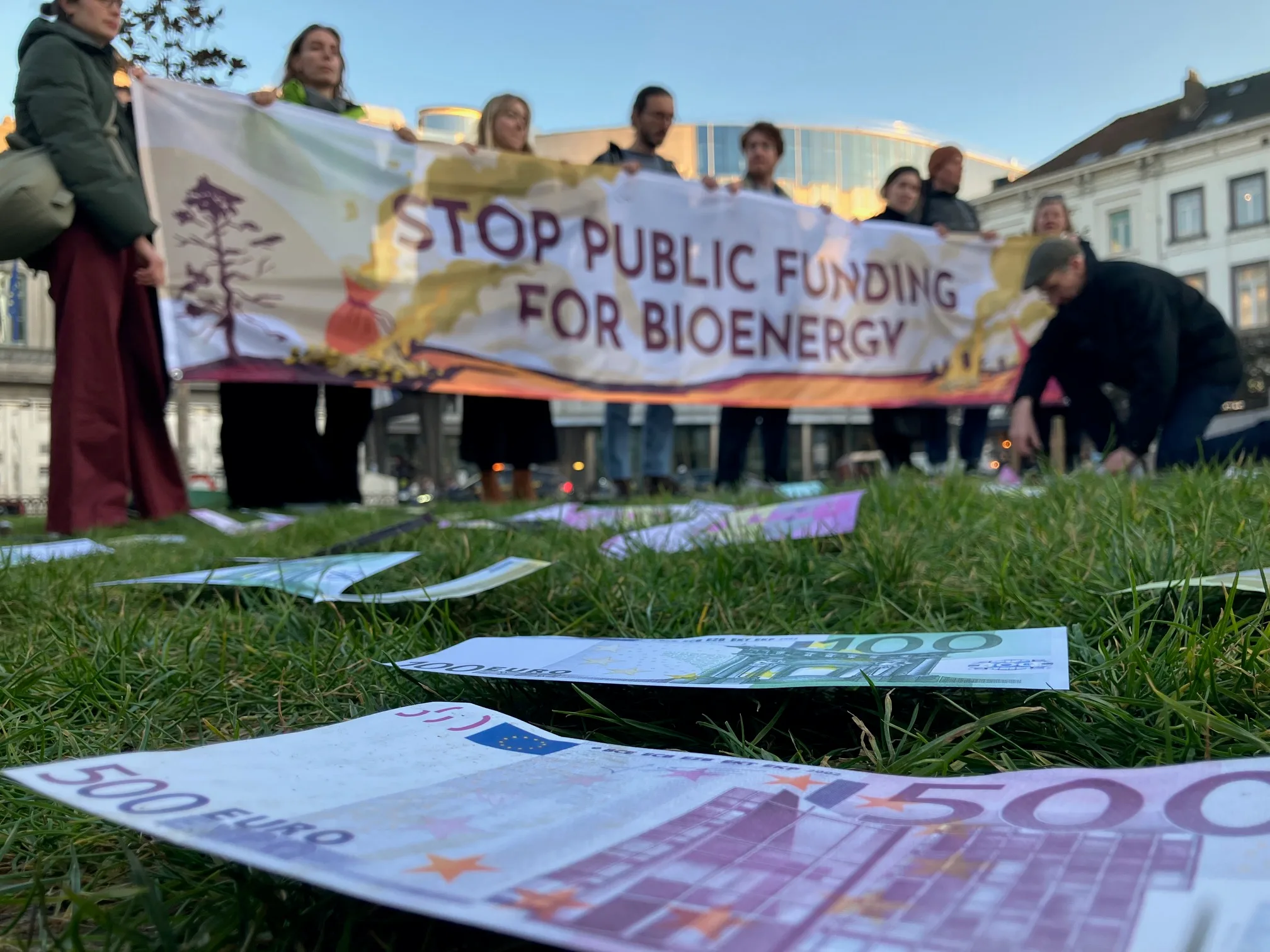 Mielenilmaus bioenergiaa vastaan Brysselissä 5.3.2025